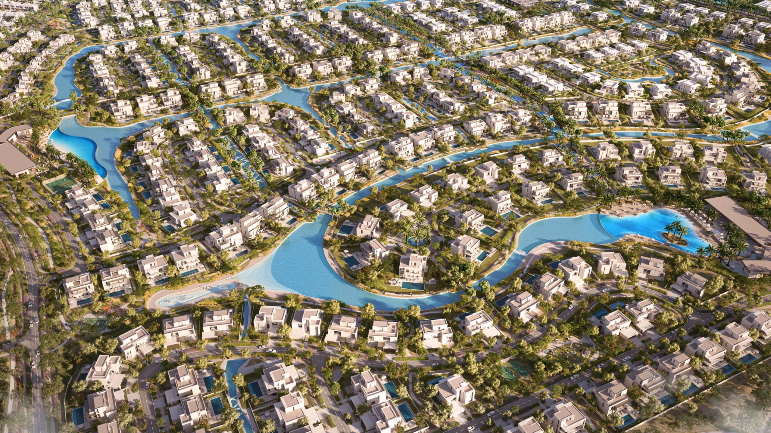 The Oasis Aerial View